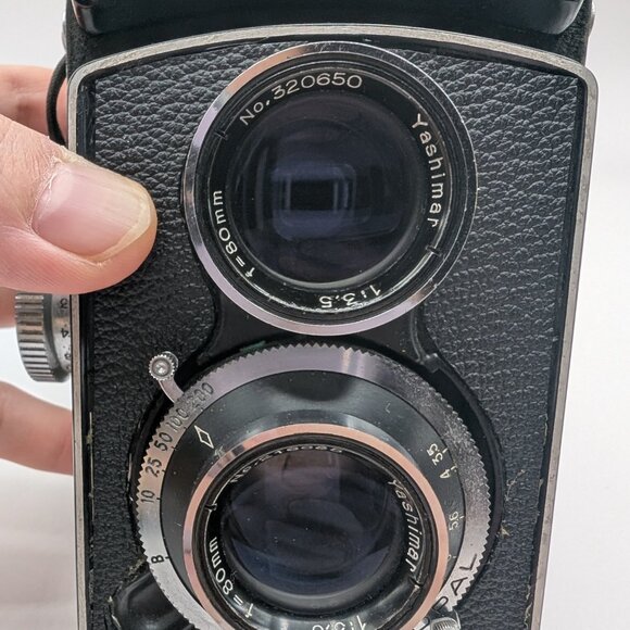 Yashica Yashicaflex C TLR 6x6 Film Camera 80mm F3.5 Lens Japan - Picture 3 of 12